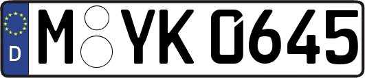 M-YK0645