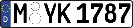 M-YK1787