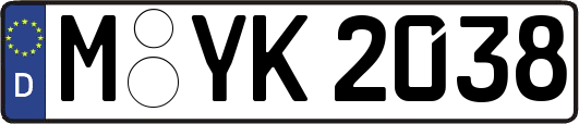 M-YK2038