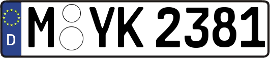 M-YK2381