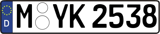 M-YK2538