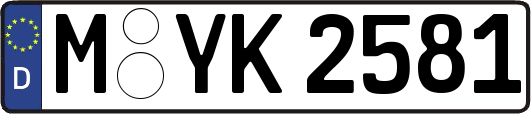 M-YK2581