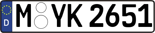 M-YK2651