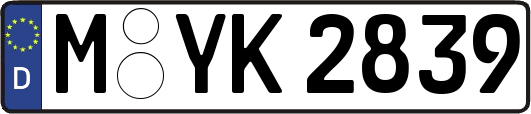 M-YK2839
