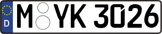 M-YK3026