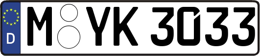 M-YK3033