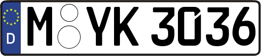 M-YK3036