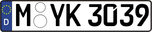 M-YK3039