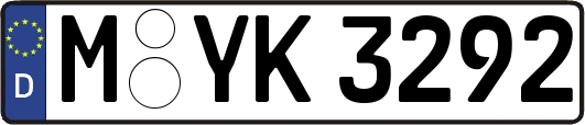 M-YK3292