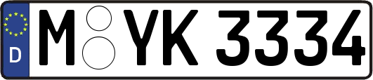 M-YK3334