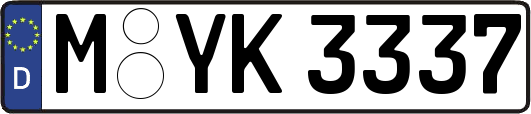 M-YK3337