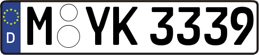 M-YK3339