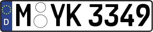 M-YK3349