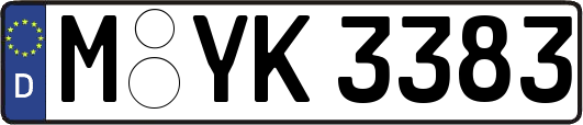 M-YK3383