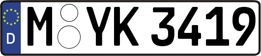 M-YK3419