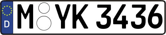M-YK3436