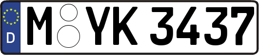 M-YK3437