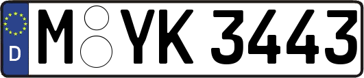 M-YK3443