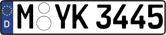 M-YK3445