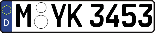 M-YK3453