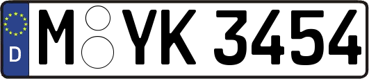 M-YK3454
