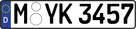 M-YK3457