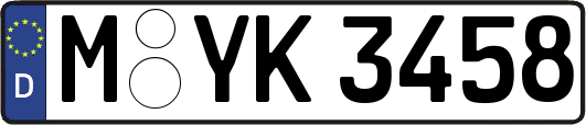 M-YK3458
