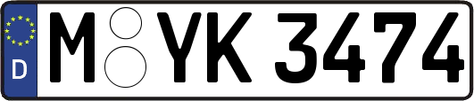 M-YK3474