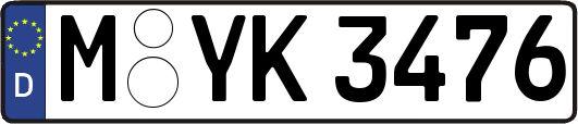 M-YK3476