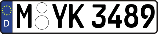 M-YK3489