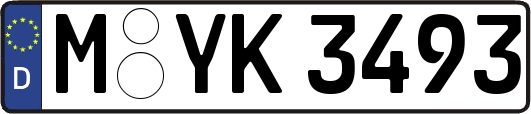 M-YK3493