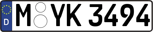 M-YK3494