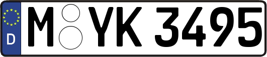M-YK3495