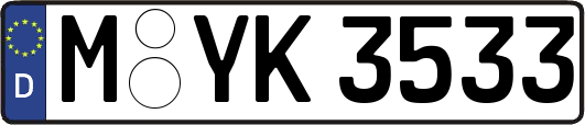 M-YK3533
