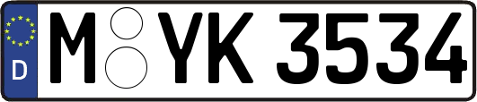M-YK3534