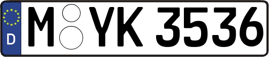 M-YK3536