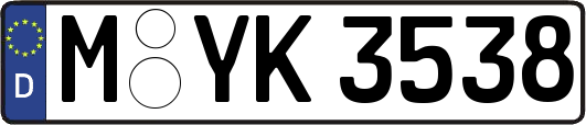 M-YK3538
