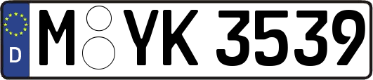 M-YK3539