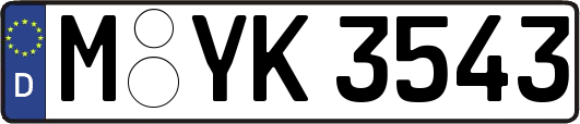 M-YK3543