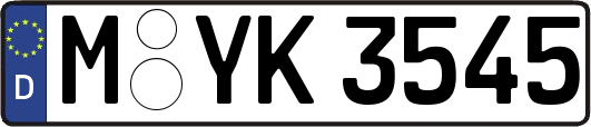 M-YK3545