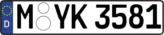 M-YK3581