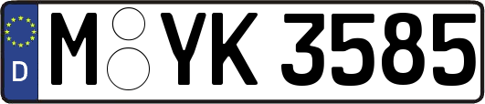 M-YK3585