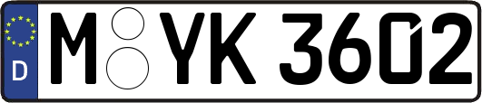 M-YK3602