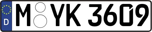M-YK3609