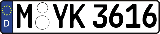 M-YK3616