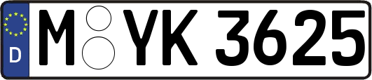 M-YK3625