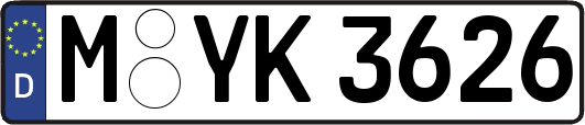 M-YK3626