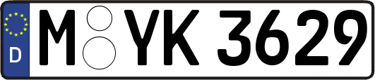 M-YK3629