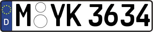 M-YK3634