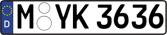 M-YK3636